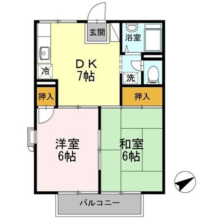 相馬駅 徒歩23分 1階の物件間取画像